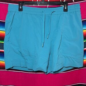 Lululemon Bowline Short 5" *Stretch Ripstop Crest Blue Size XL